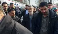 جای خالی شهید باقری و شهید حاجی‌زاده در راهپیمایی ۲۲ بهمن