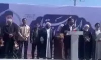 شعرخوانی انتقادی و جنجالی در راهپیمایی 22بهمن