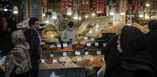 آخرین وضعیت بازار آجیل و شیرینی شب عید
