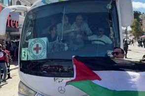 استقبال مردم فلسطین از ورود اسرا به رام‌الله