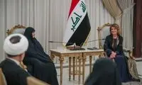 دیدار دختر علم‌الهدی با همسر رئیس جمهور عراق