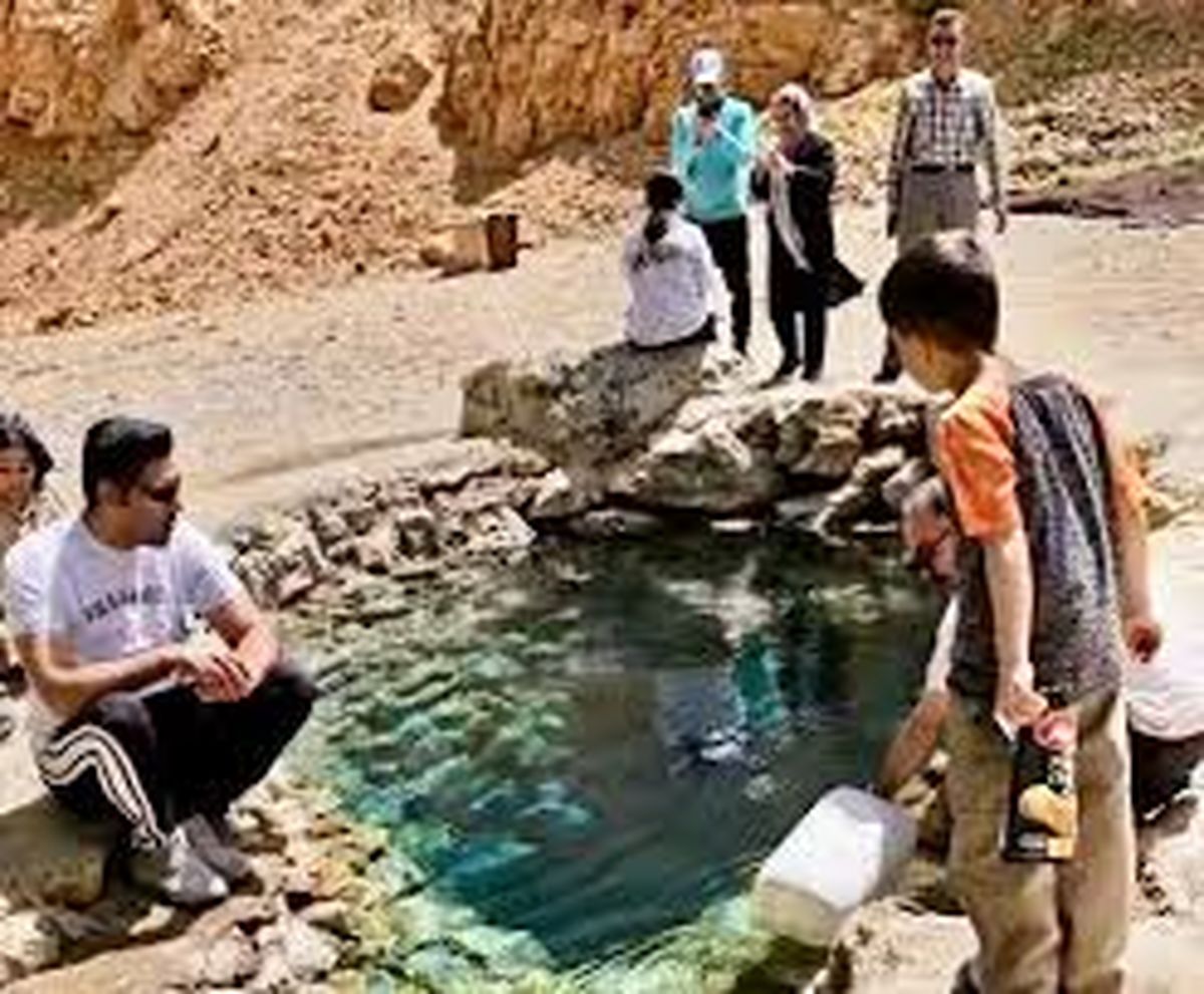 فوران یک چاه پر آب در این نقطه از کشور