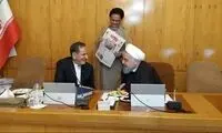 روحانی و جهانگیری، «خندان» در کنار یکدیگر