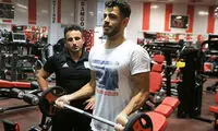 تمرینات انفرادی پورعلی‌گنجی در بابل!