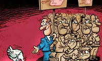 کارتون: کمپین نخریدن مرغ!