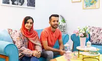 دکوراسیون خوش آب و رنگ خانه‌ی سپیده و حبیب