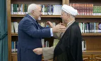 عکس: دیدار ظریف با آیت الله هاشمی