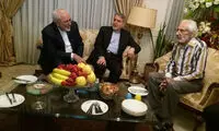 ظریف به عیادت جمشید مشایخی رفت