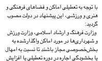 وزیر ارشاد از مصوبه جدید هیات دولت خبر داد