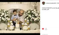 مراسم اولین تولد فرزند محسن تنابنده