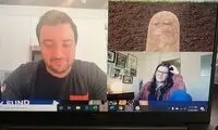 رئیسی که در ویدئوکنفرانس، سیب‌زمینی شد!