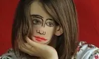 دختری با دو چهره! +عکس