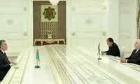 ظریف با رئیس‌جمهور ترکمنستان دیدار کرد