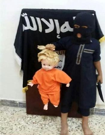 تفریحات سالم کودکان داعشی! +عکس