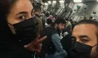 آریانا سعید با هواپیمای آمریکایی به قطر رفت