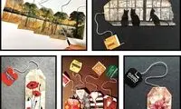 نقاشی روی چای کیسه‌ای!