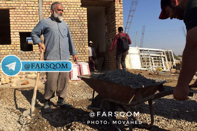 حضور سردار نقدی در اردوی جهادی