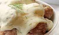 طرز تهیه کوفته سوئدی با سس شوید
