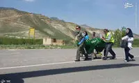 عکس: تولد نوزاد در آسمان مشهد