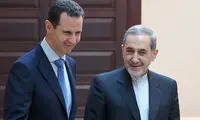 لحظه دیدار ولایتی با بشار اسد در سوریه