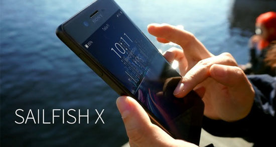 عرضه سیستم عامل Sailfish برای اکسپریا X