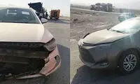 تریلی خودرو‌های لوکس در بندرعباس آتش گرفت