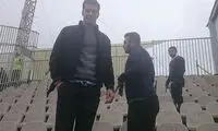 عزت اللهی در ورزشگاه تختی +عکس