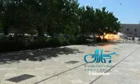 تصویری از لحظه انفجار انتحاری در حرم امام(ره)