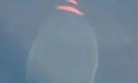 انتشار تصوير سقوط بشقاب پرنده