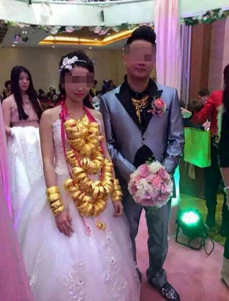 عروسی مجلل به سبک چینی +عکس