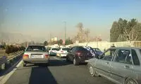 حضور طرفداران پدیده و ترافیک سنگین آزادی