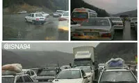 ترافیک سنگین در محور فیروزکوه