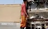 شهرداری یزد: رفتگرِ فیلم منتشره کم سن نیست
