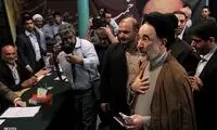 عکس: اخذ رأی خاتمی و سید حسن خمینی