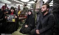 فرزندان سردار سلیمانی در یک مراسم متفاوت
