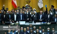 عکس یادگاری مجلس دهم بدون رعایت فاصله‌گذاری