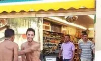 رفتار وقیحانه انگلیسی ها در اسپانیا +عکس