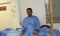 احمدرضا عابدزاده در تخت بیمارستان +عکس