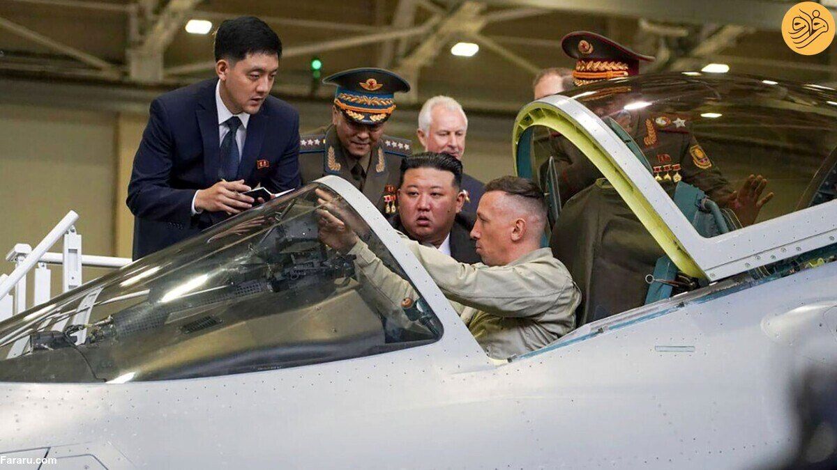 تصاویر جالب از رهبر کره شمالی در بازدید کارخانه