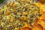 طرز تهیه لوبیا پلوی شیرازی با دستوری ساده