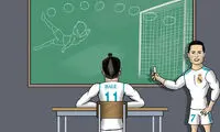 آموزش قیچی برگردان رونالدو به گرت بیل