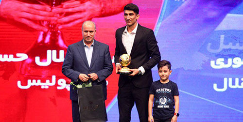 بیرانوند: خوشحالم که مرد سال فوتبال ایران شدم
