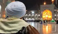 حضور رهبر شیعیان بحرین در مشهد