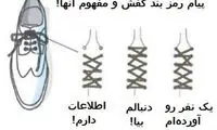 عکس: پیام رمزی ماموران سیا با بند کفش