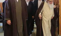 آیت الله صافی با سید حسن +عکس