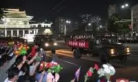 کیم جونگ اون در جشن و رژه نظامی