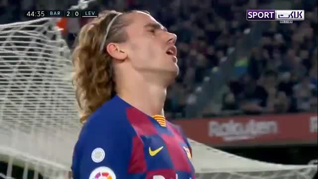 خلاصه بازی بارسلونا ۲ - لوانته ۱