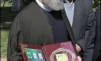 عکس: هدیه ابتکار به روحانی بعد درختکاری