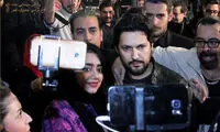 عکس سلفی حامد بهداد در کاخ جشنواره