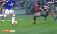 خلاصه بازی سامپدوریا ۲ - ناپولی ۴
